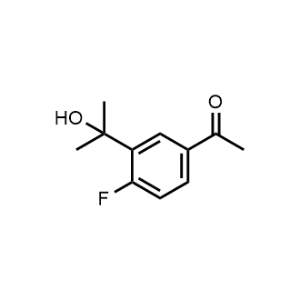 1-(4-Fluoro-3-(2-hydroxypropan-2-yl)phenyl)ethan-1-one|CS-1359841