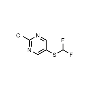 2-Chloro-5-((difluoromethyl)thio)pyrimidine|CS-1359905