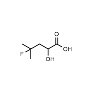 4-Fluoro-2-hydroxy-4-methylpentanoic acid|CS-1360122