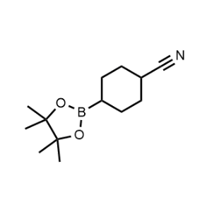4-(4,4,5,5-Tetramethyl-1,3,2-dioxaborolan-2-yl)cyclohexane-1-carbonitrile|CS-1360299