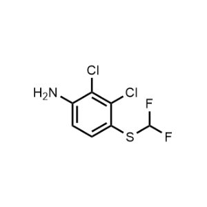 2,3-Dichloro-4-((difluoromethyl)thio)aniline|CS-1360305