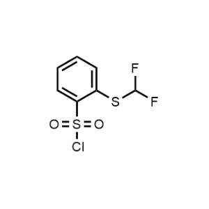 2-((Difluoromethyl)thio)benzenesulfonyl chloride|CS-1360336