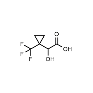 2-Hydroxy-2-(1-(trifluoromethyl)cyclopropyl)acetic acid|CS-1360489