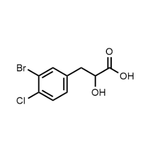 3-(3-Bromo-4-chlorophenyl)-2-hydroxypropanoic acid|CS-1360500
