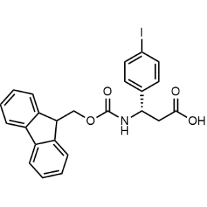 (S)-3-((((9H-Fluoren-9-yl)methoxy)carbonyl)amino)-3-(4-iodophenyl)propanoic acid|CS-1360612