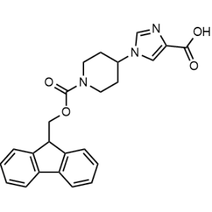 1-(1-(((9H-Fluoren-9-yl)methoxy)carbonyl)piperidin-4-yl)-1H-imidazole-4-carboxylic acid|CS-1360712