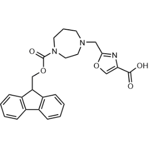 2-((4-(((9H-Fluoren-9-yl)methoxy)carbonyl)-1,4-diazepan-1-yl)methyl)oxazole-4-carboxylic acid|CS-1360725