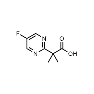 2-(5-Fluoropyrimidin-2-yl)-2-methylpropanoic acid|CS-1360951