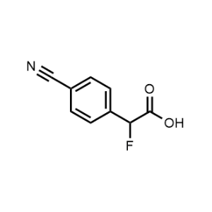 2-(4-Cyanophenyl)-2-fluoroacetic acid|CS-1360962