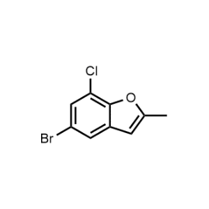 5-Bromo-7-chloro-2-methylbenzofuran|CS-1360973
