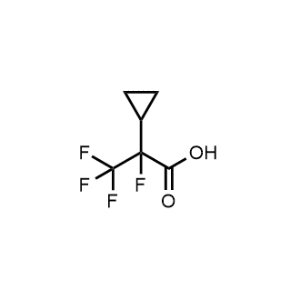 2-Cyclopropyl-2,3,3,3-tetrafluoropropanoic acid|CS-1360976
