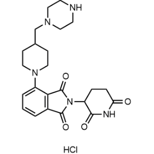 2-(2,6-Dioxopiperidin-3-yl)-4-(4-(piperazin-1-ylmethyl)piperidin-1-yl)isoindoline-1,3-dione hydrochloride|CS-1360984