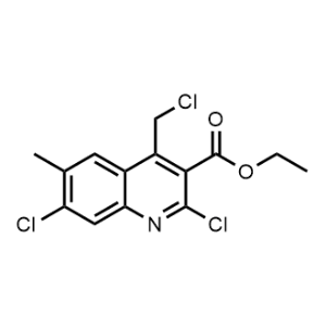 Ethyl 2,7-dichloro-4-(chloromethyl)-6-methylquinoline-3-carboxylate|CS-1360991