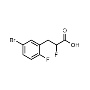 3-(5-Bromo-2-fluorophenyl)-2-fluoropropanoic acid|CS-1360992