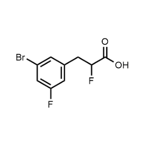 3-(3-Bromo-5-fluorophenyl)-2-fluoropropanoic acid|CS-1360999