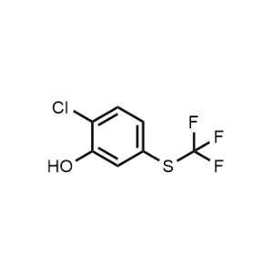 2-Chloro-5-((trifluoromethyl)thio)phenol|CS-1361009