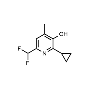 2-Cyclopropyl-6-(difluoromethyl)-4-methylpyridin-3-ol|CS-1361014