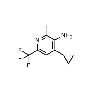 4-Cyclopropyl-2-methyl-6-(trifluoromethyl)pyridin-3-amine|CS-1361015