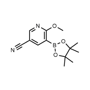 6-Methoxy-5-(4,4,5,5-tetramethyl-1,3,2-dioxaborolan-2-yl)nicotinonitrile|CS-1361025