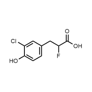 3-(3-Chloro-4-hydroxyphenyl)-2-fluoropropanoic acid|CS-1361035