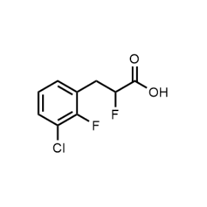 3-(3-Chloro-2-fluorophenyl)-2-fluoropropanoic acid|CS-1361040