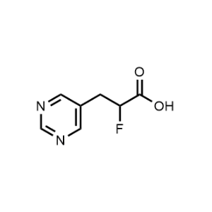 2-Fluoro-3-(pyrimidin-5-yl)propanoic acid|CS-1361047