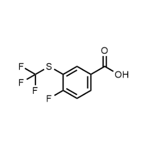 4-Fluoro-3-((trifluoromethyl)thio)benzoic acid|CS-1361052