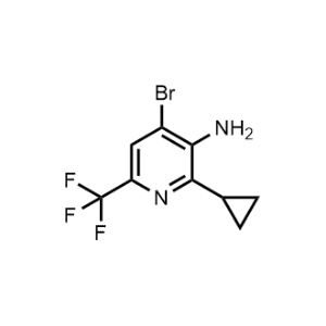 4-Bromo-2-cyclopropyl-6-(trifluoromethyl)pyridin-3-amine|CS-1361053
