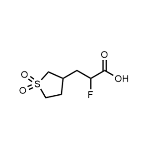 3-(1,1-Dioxidotetrahydrothiophen-3-yl)-2-fluoropropanoic acid|CS-1361066