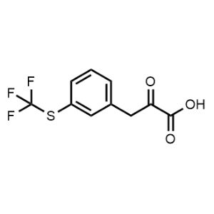 2-Oxo-3-(3-((trifluoromethyl)thio)phenyl)propanoic acid|CS-1361067