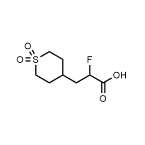 3-(1,1-Dioxidotetrahydro-2H-thiopyran-4-yl)-2-fluoropropanoic acid|CS-1361069