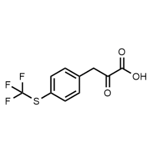 2-Oxo-3-(4-((trifluoromethyl)thio)phenyl)propanoic acid|CS-1361072