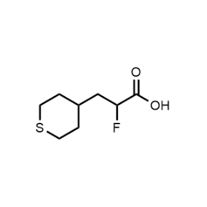 2-Fluoro-3-(tetrahydro-2H-thiopyran-4-yl)propanoic acid|CS-1361073