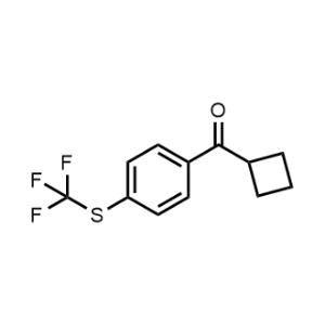 Cyclobutyl(4-((trifluoromethyl)thio)phenyl)methanone|CS-1361075