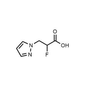 2-Fluoro-3-(1H-pyrazol-1-yl)propanoic acid|CS-1361078