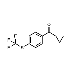 Cyclopropyl(4-((trifluoromethyl)thio)phenyl)methanone|CS-1361079