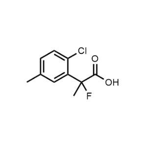 2-(2-Chloro-5-methylphenyl)-2-fluoropropanoic acid|CS-1361094