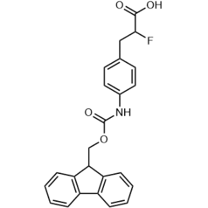 3-(4-((((9H-Fluoren-9-yl)methoxy)carbonyl)amino)phenyl)-2-fluoropropanoic acid|CS-1361106