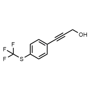 3-(4-((Trifluoromethyl)thio)phenyl)prop-2-yn-1-ol|CS-1361121