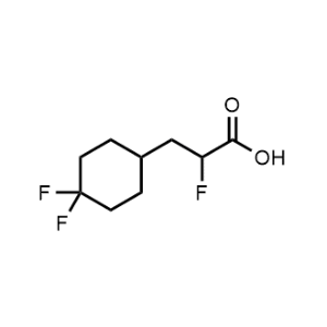 3-(4,4-Difluorocyclohexyl)-2-fluoropropanoic acid|CS-1361127