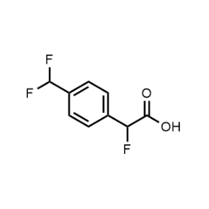 2-(4-(Difluoromethyl)phenyl)-2-fluoroacetic acid|CS-1361128