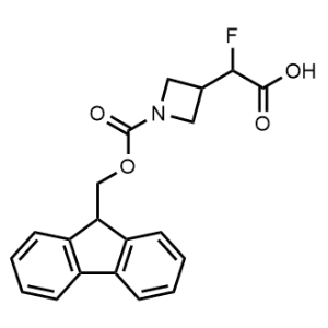 2-(1-(((9H-Fluoren-9-yl)methoxy)carbonyl)azetidin-3-yl)-2-fluoroacetic acid|CS-1361130