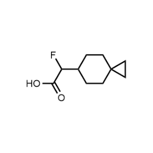 2-Fluoro-2-(spiro[2.5]octan-6-yl)acetic acid|CS-1361142
