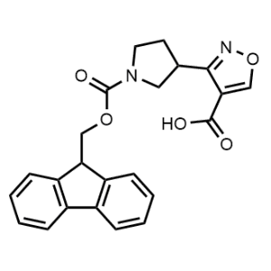 3-(1-(((9H-Fluoren-9-yl)methoxy)carbonyl)pyrrolidin-3-yl)isoxazole-4-carboxylic acid|CS-1361214
