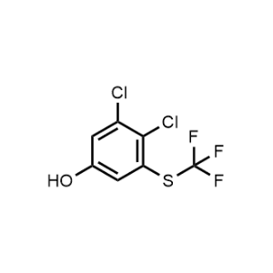 3,4-Dichloro-5-((trifluoromethyl)thio)phenol|CS-1361226