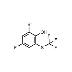 2-Bromo-4-fluoro-6-((trifluoromethyl)thio)phenol|CS-1361229
