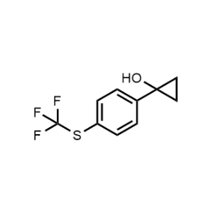 1-(4-((Trifluoromethyl)thio)phenyl)cyclopropan-1-ol|CS-1361230