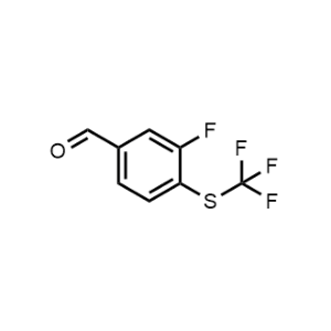 3-Fluoro-4-((trifluoromethyl)thio)benzaldehyde|CS-1361235
