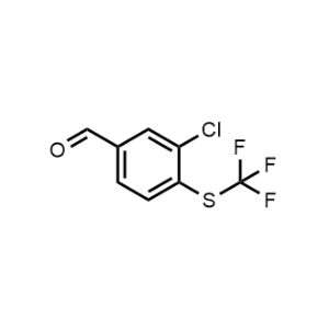 3-Chloro-4-((trifluoromethyl)thio)benzaldehyde|CS-1361236