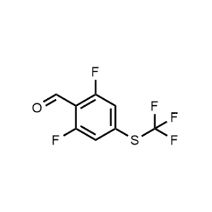 2,6-Difluoro-4-((trifluoromethyl)thio)benzaldehyde|CS-1361239